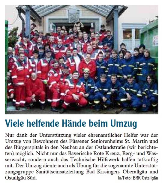 Viele helfende Hände beim Umzug