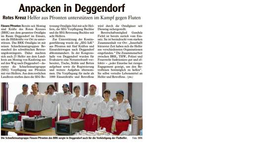 Anpacken in Deggendorf
